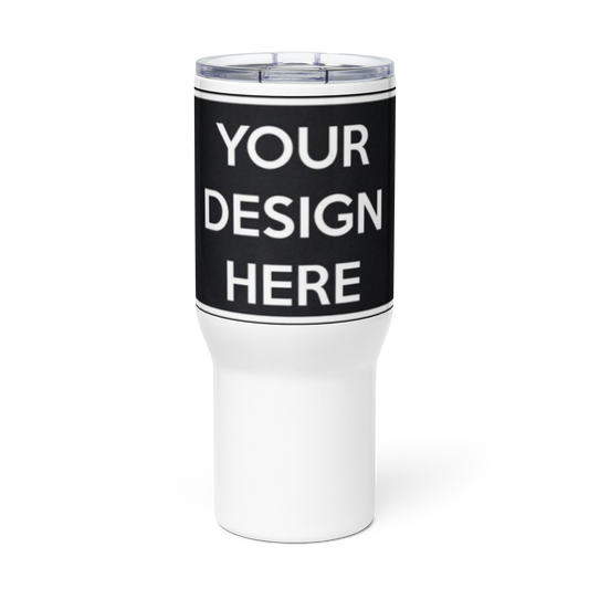 Custom Design Your Travel mug with a handle
